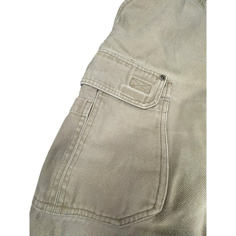 Duluth Trading Co Canvas Cargo Work Pants Mens 38x34 Tan Utility - Picture 4 of 12